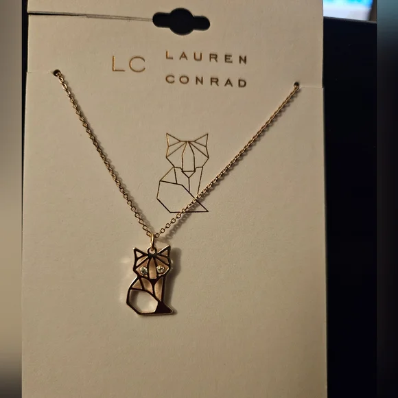 Lauren Conrad Rose Gold Fox Necklace - Picture 4 of 8